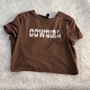 Brown “Cowgirl” Top